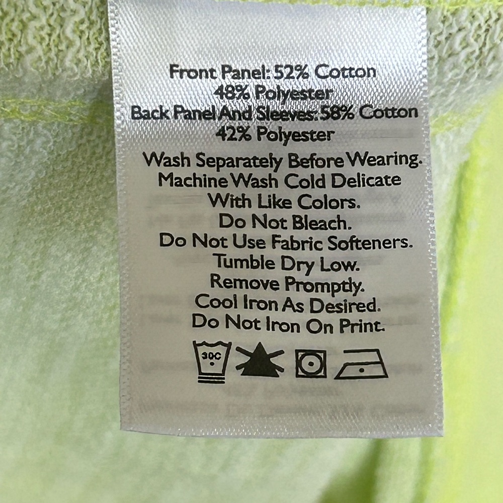 Eddie Bauer Yellow Lightweight Sweatshirt Women's Size Small - Picture 4 of 4
